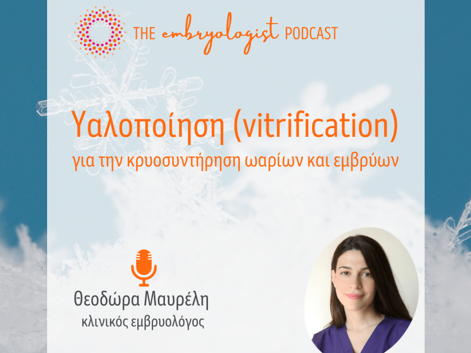 The Embryologist Podcast - υαλοποίηση (vitrification)