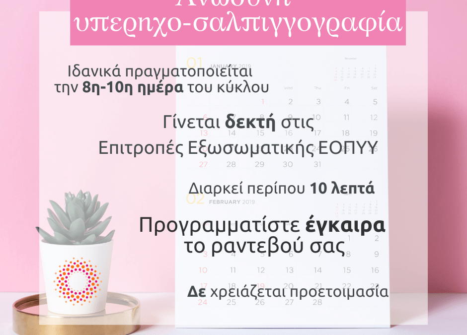 σαλπιγγογραφία έγκαιρα