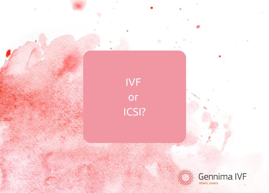 The dilemma of classic IVF or ICSI.