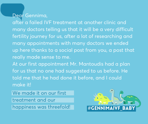 We made it on our first treatment and our happiness was threefold!