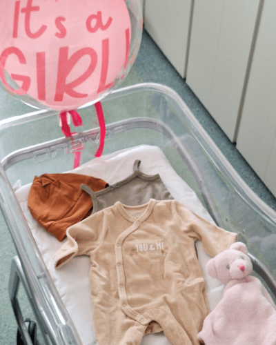 Positive test on her very first round of IVF.