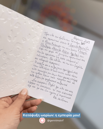 Κατάψυξη ωαρίων: η εμπειρία μου!