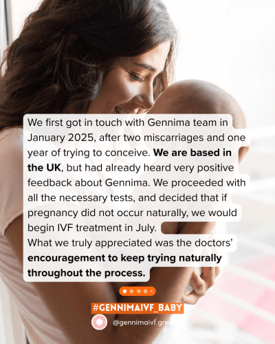 UK-patient: Positive pregnancy test prior to IVF. UK-patient: Positive pregnancy test prior to IVF.
